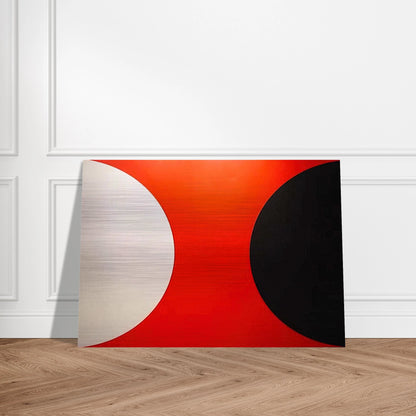 Omega IX - 1961 - Alexander Liberman Brushed Aluminum Print - 70x100 cm / 28x40 inches | Alexander Liberman Aluminum Print | Alexander Liberman Prints