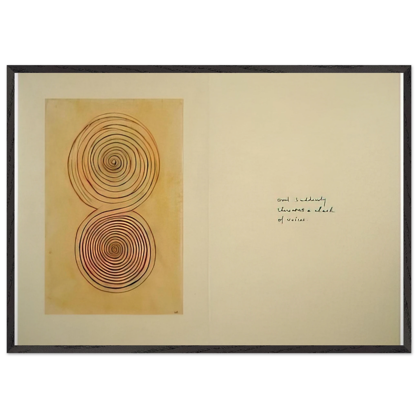 SUBLIMATION 2002 2 - Louise Bourgeois 70x100 cm / 28x40 inches Framed Art Print – Black Wooden Frame
