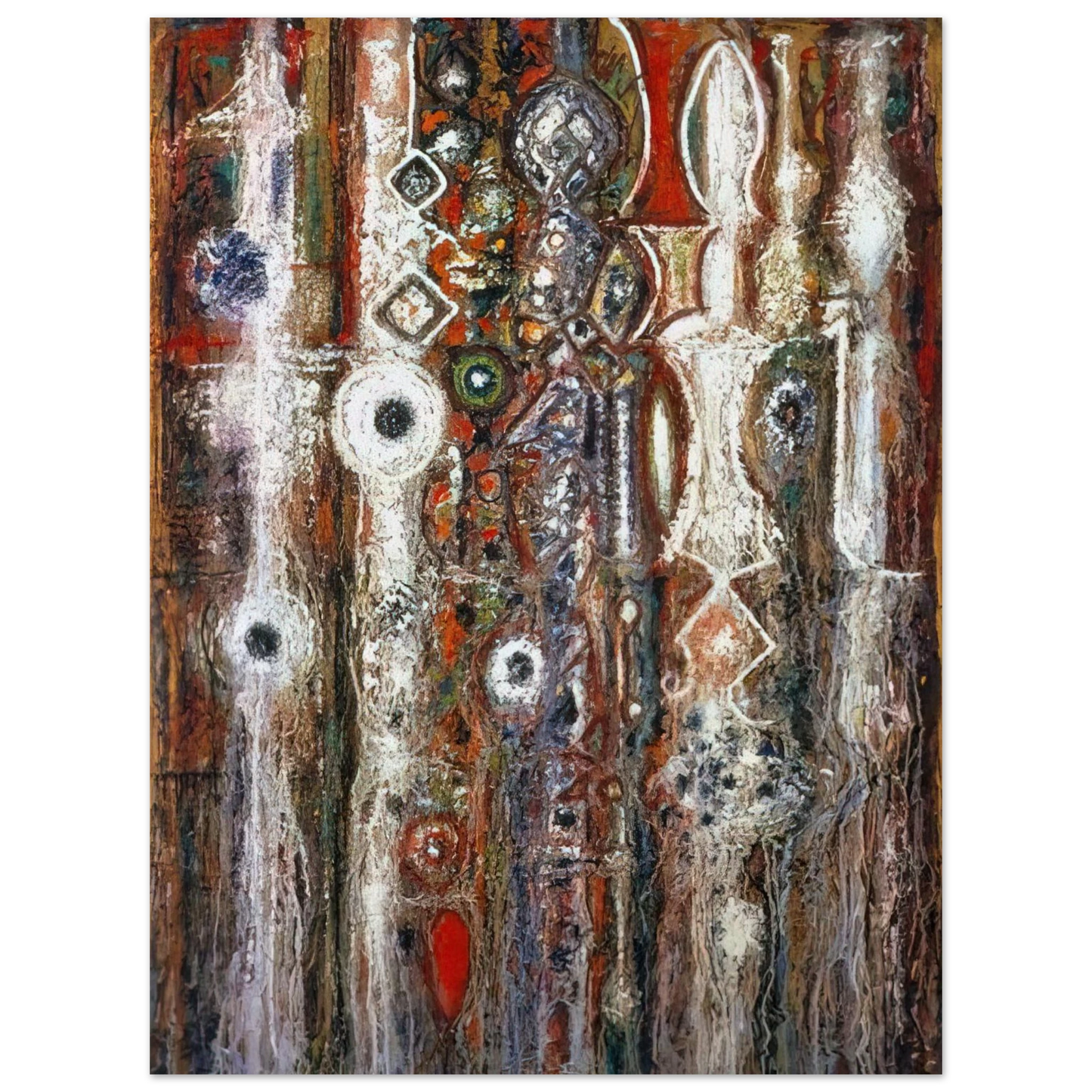 Richard Pousette-Dart - Illumination Gothic - 1958  75x100 cm / 30x40inches Fine Art Poster