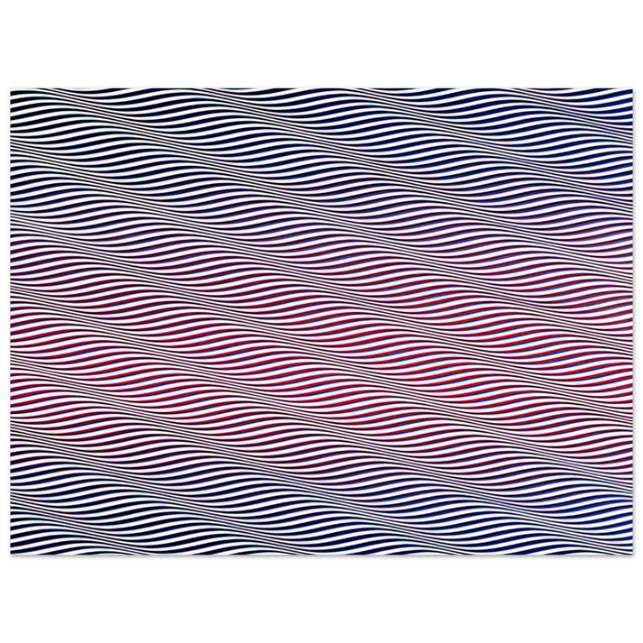 Bridget Riley - CATARACT 3 1967  75x100 cm / 30x40inches Fine Art Poster