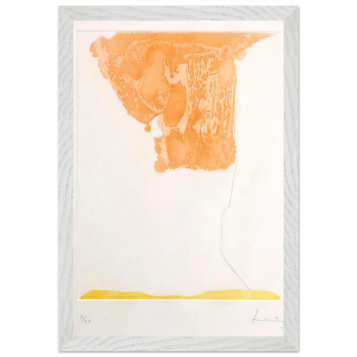 Helen Frankenthaler - Pranzo Italiano - 1973 Wall art - 20x25 cm / 8x10 inches - Fine Art Poster-canvas - -