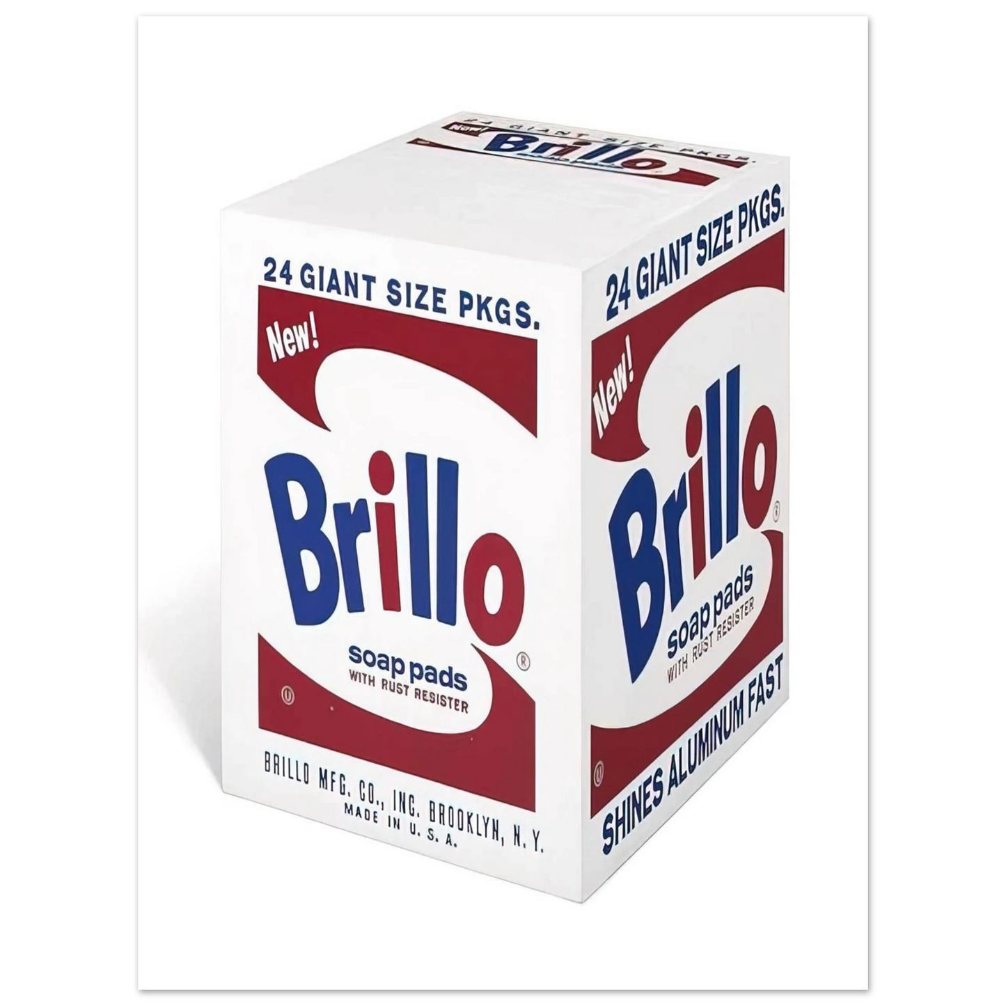 Andy Warhol - Brillo Soap Pads Fine Art Poster