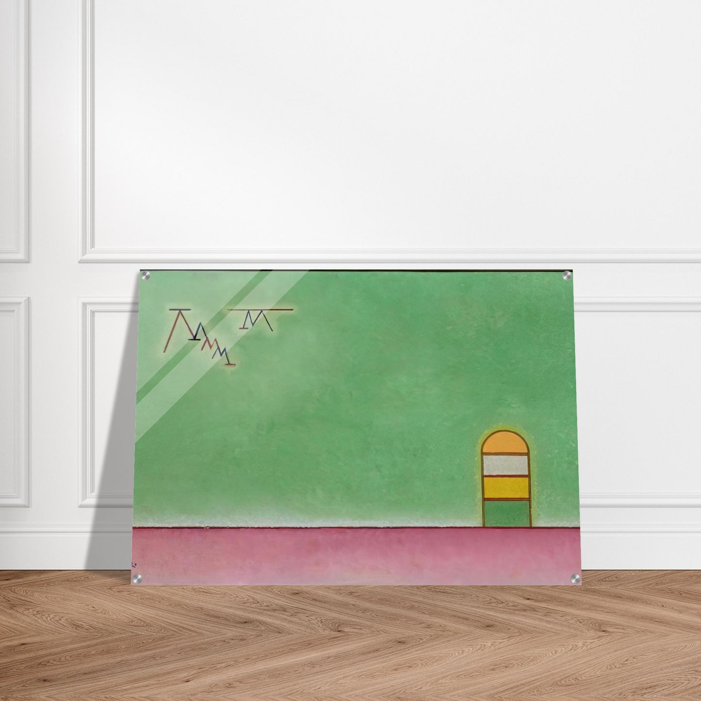 GREEN EMPTYNESS 1930 - Wassily Kandinsky Acrylic Print - 70x100 cm / 28x40″ inches