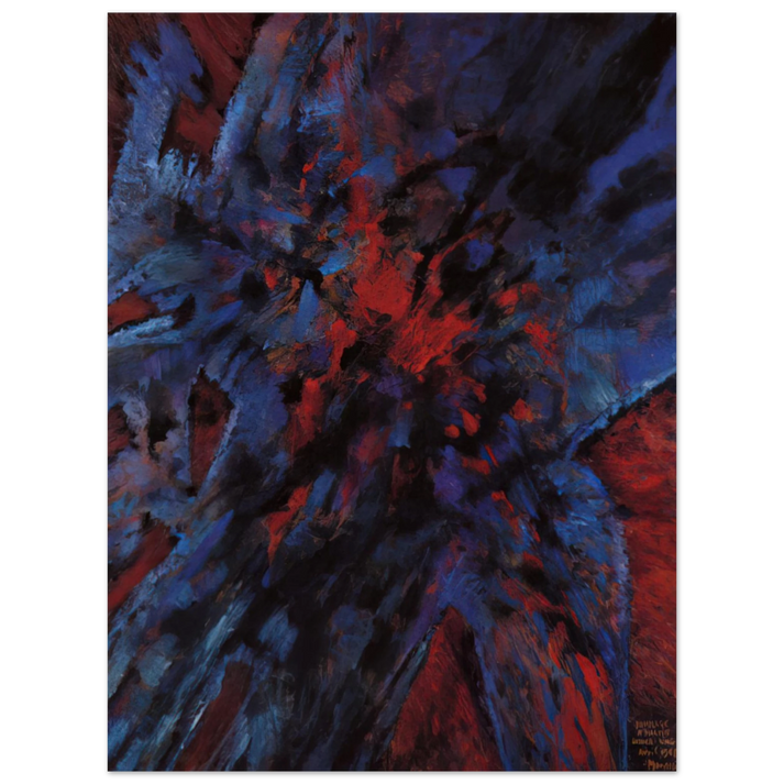 Alfred Manessier - Hommage ÃƒÂ  Martin Luther King - 1968  75x100 cm / 30x40inches Fine Art Poster