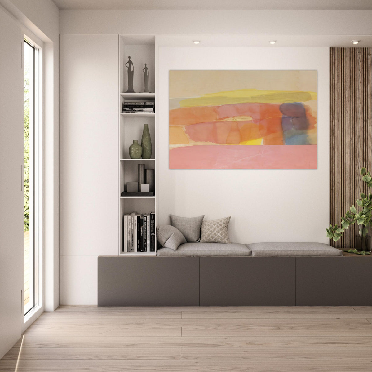 First Path - 1978 - Ronnie Landfield Art Prints - 100x150 cm / 40x60″ inches | Ronnie Landfield Poster | Ronnie Landfield Prints