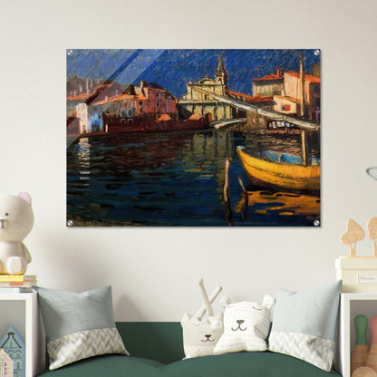 MARTIGUES - Raoul Dufy Acrylic Print - 70x100 cm / 28x40″ inches
