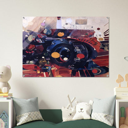 Power - 1967 - Gebre Kristos Desta Acrylic Print - 70x100 cm / 28x40″ inches | Gebre Kristos Desta Wall Art | Gebre Kristos Desta Prints