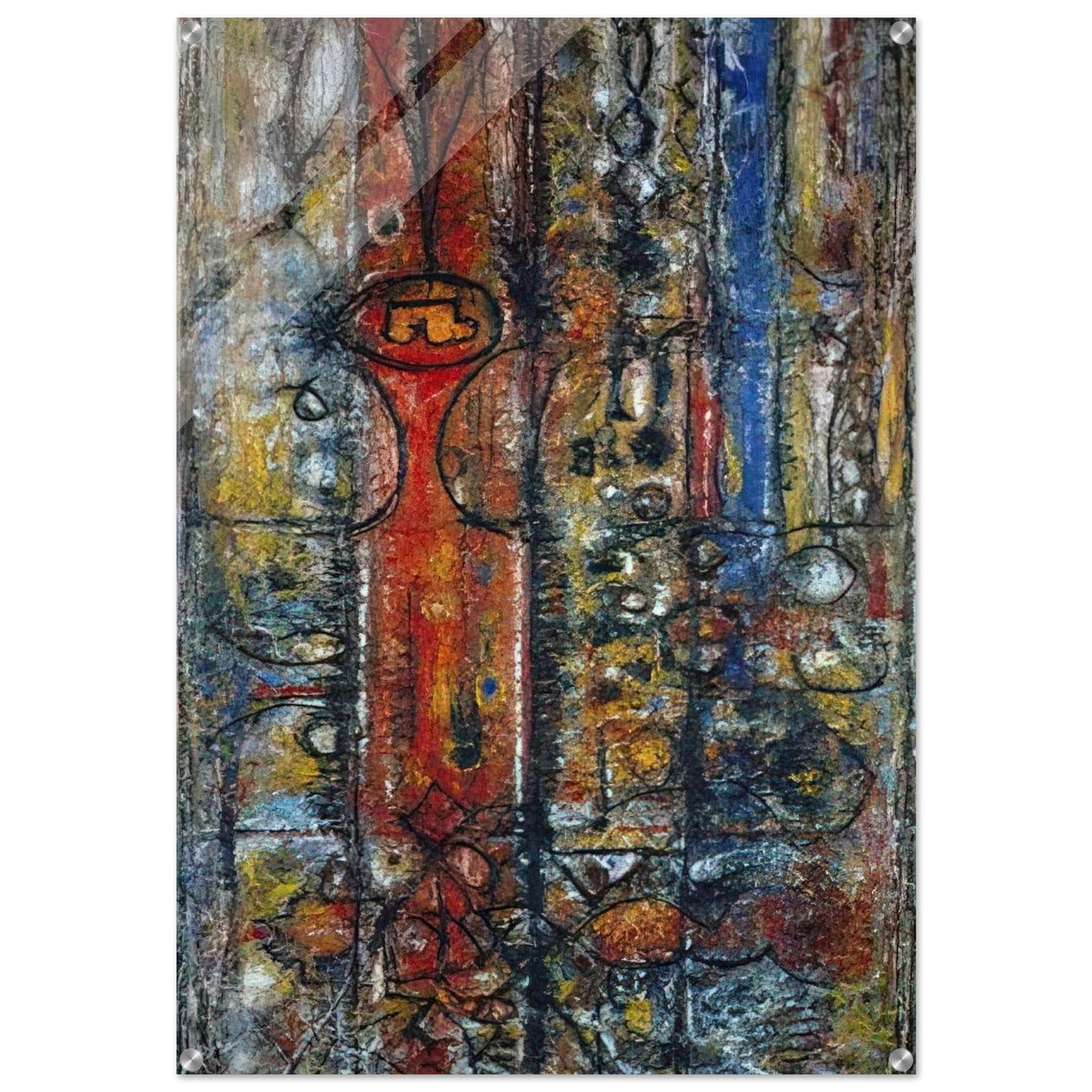 The Magnificent - Richard Pousette-Dart Acrylic Print - 70x100 cm / 28x40″ inches