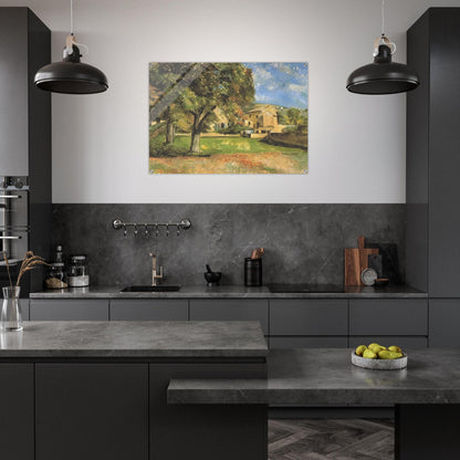 Horse-chestnut-trees in Jas de Bouffan - Paul Cézanne Acrylic Print - 70x100 cm / 28x40″ inches | Paul Cézanne Wall Art | Paul Cézanne Prints