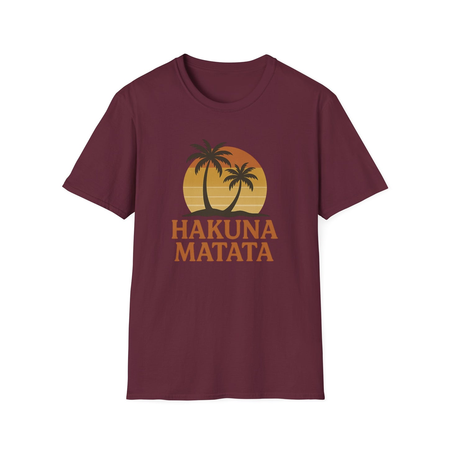Camiseta con gráfico retro de Hakuna Matata, camiseta con vibra positiva "No Worries", camiseta vintage inspirada en los 90, camiseta con frase "Siéntete bien", regalo unisex