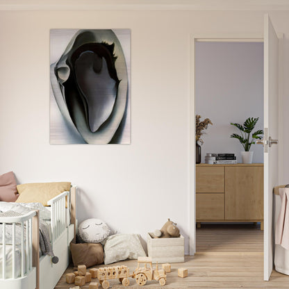 Clam and mussel - Georgia O'Keeffe Brushed Aluminum Print - 70x100 cm / 28x40 inches | Georgia O'Keeffe Aluminum Print | Georgia O'Keeffe Prints