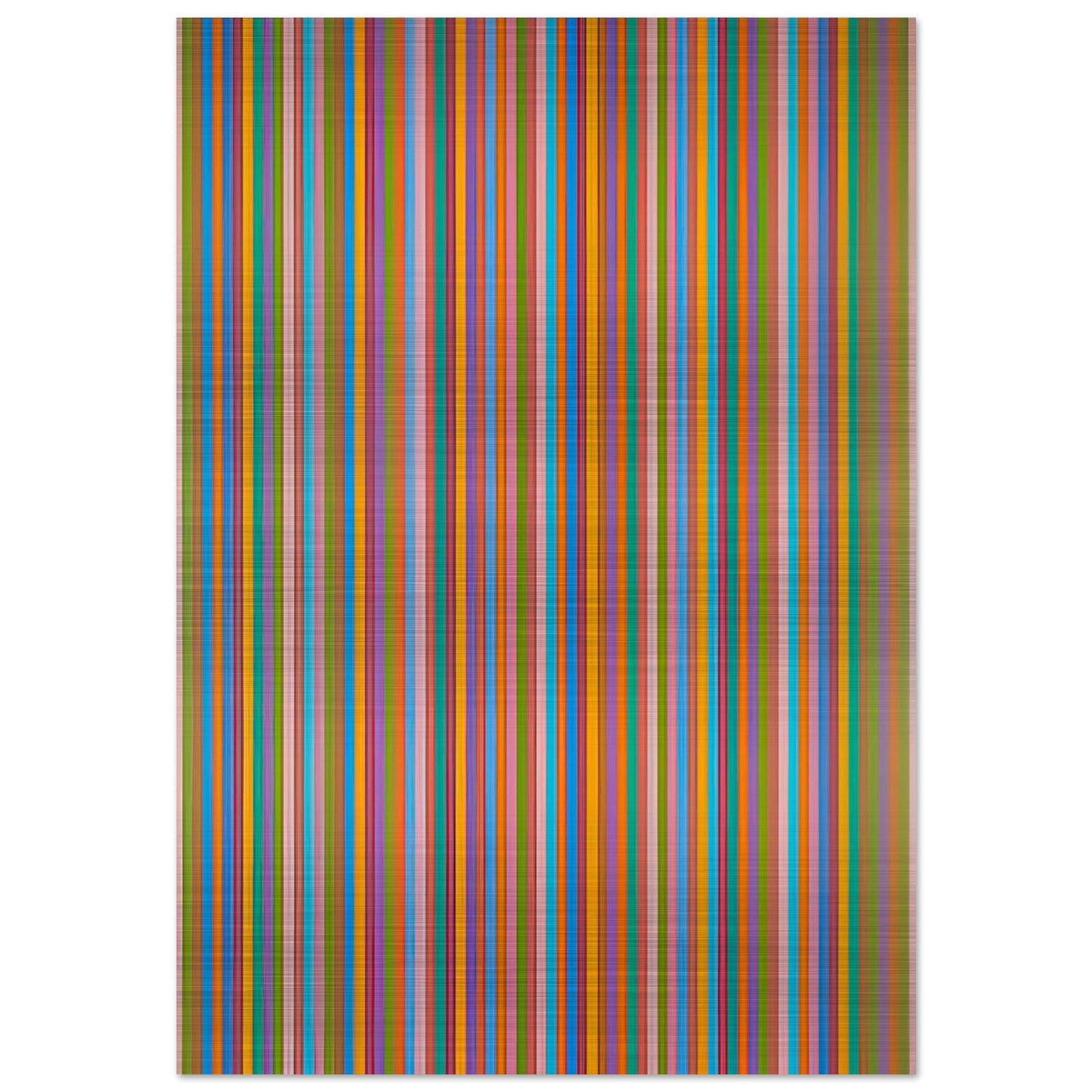ECCLESIA 1985 - Bridget Riley Brushed Aluminum Print - 70x100 cm / 28x40 inches | Bridget Riley Aluminum Print | Bridget Riley Prints