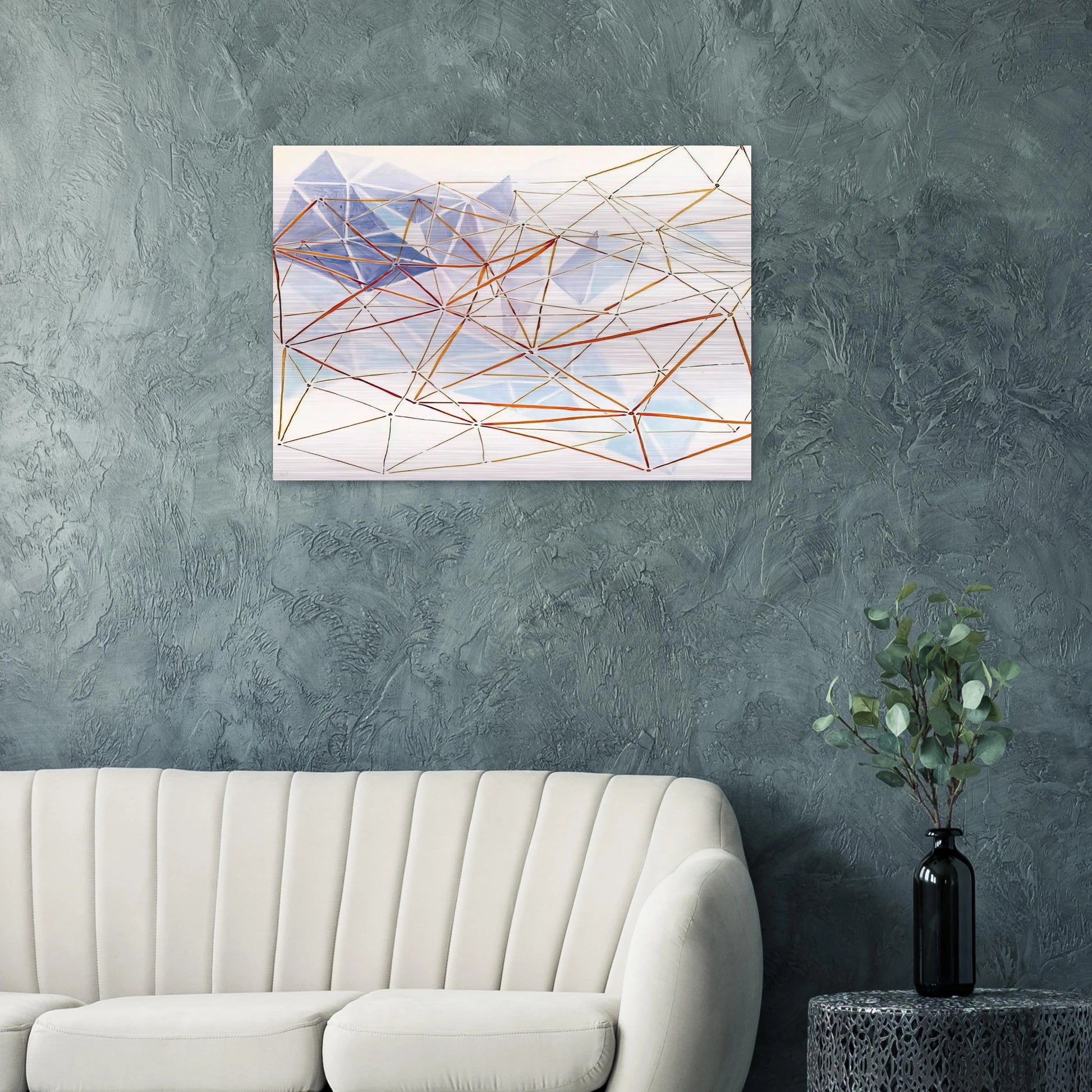 Untitled - 1980 - Gego Brushed Aluminum Print - 70x100 cm / 28x40 inches | Gego Aluminum Print | Gego Prints