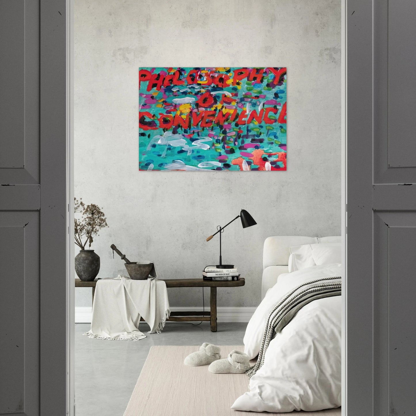 Philosophy of Convenience - 1988 - Paul Thek Brushed Aluminum Print - 70x100 cm / 28x40 inches | Paul Thek Aluminum Print | Paul Thek Prints
