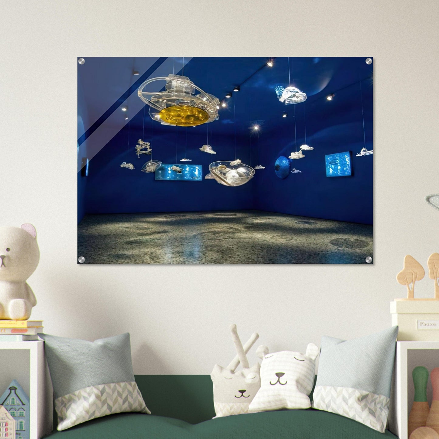 Hydrospatial Cities - 2009 - Gyula Kosice Acrylic Print - 70x100 cm / 28x40″ inches | Gyula Kosice Wall Art | Gyula Kosice Prints