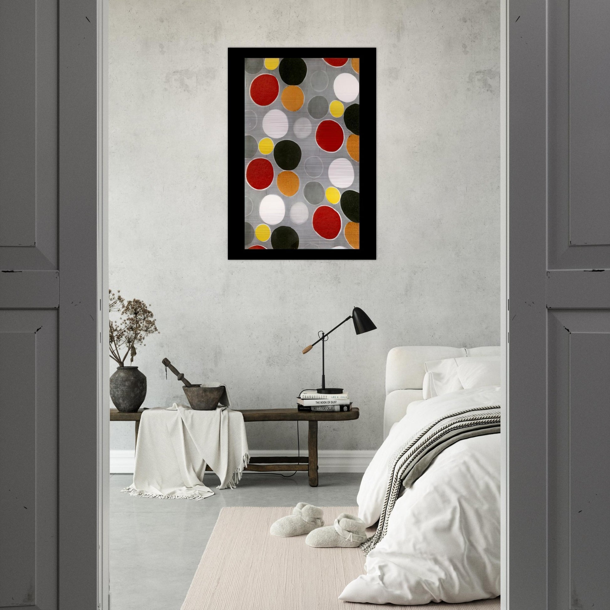 FABRIC PATTERN - Sonia Delaunay Brushed Aluminum Print - 70x100 cm / 28x40 inches | Sonia Delaunay Aluminum Print | Sonia Delaunay Prints