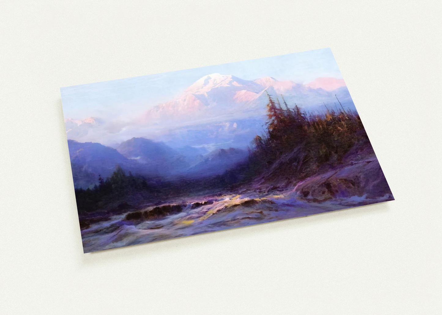 Mount McKinley - 1925 By Sydney Laurence Pack of 10 Post Cards | Sydney Laurence Post Cards | A6 (10.5 x 14.8 cm) - 4.1 x 5.8 inches
