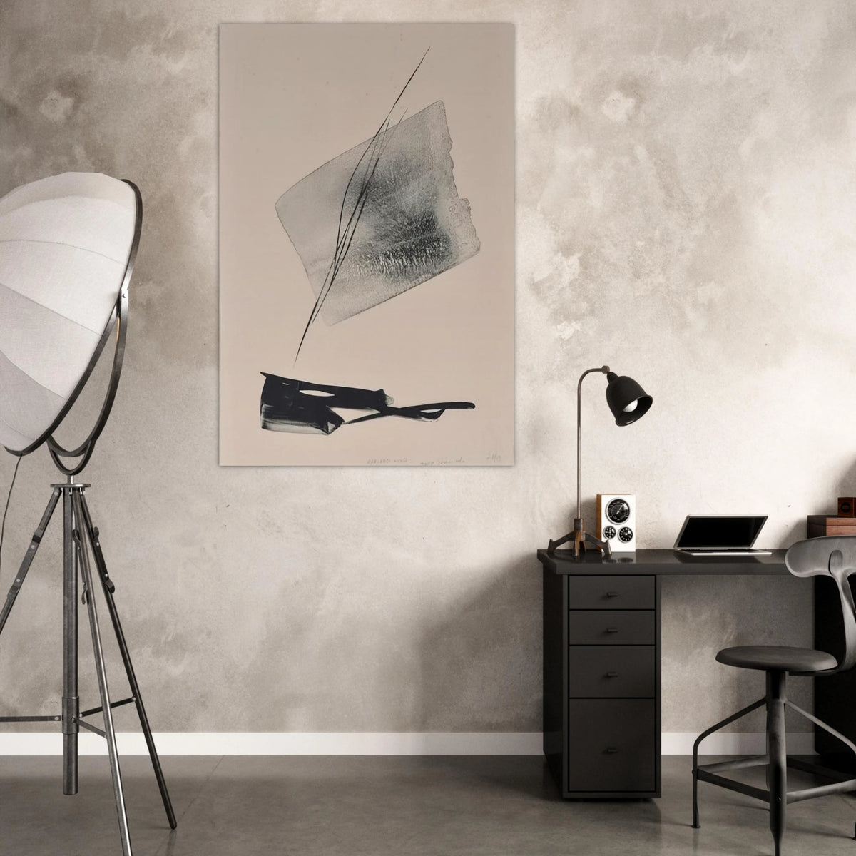 Arrived Wind - Abstract Expressionism - Toko Shinoda Art Prints - 100x150 cm / 40x60″ inches | Toko Shinoda Poster | Toko Shinoda Prints