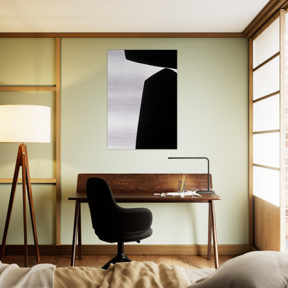 Untitled - 1962 - Lorser Feitelson Brushed Aluminum Print - 70x100 cm / 28x40 inches | Lorser Feitelson Aluminum Print | Lorser Feitelson Prints