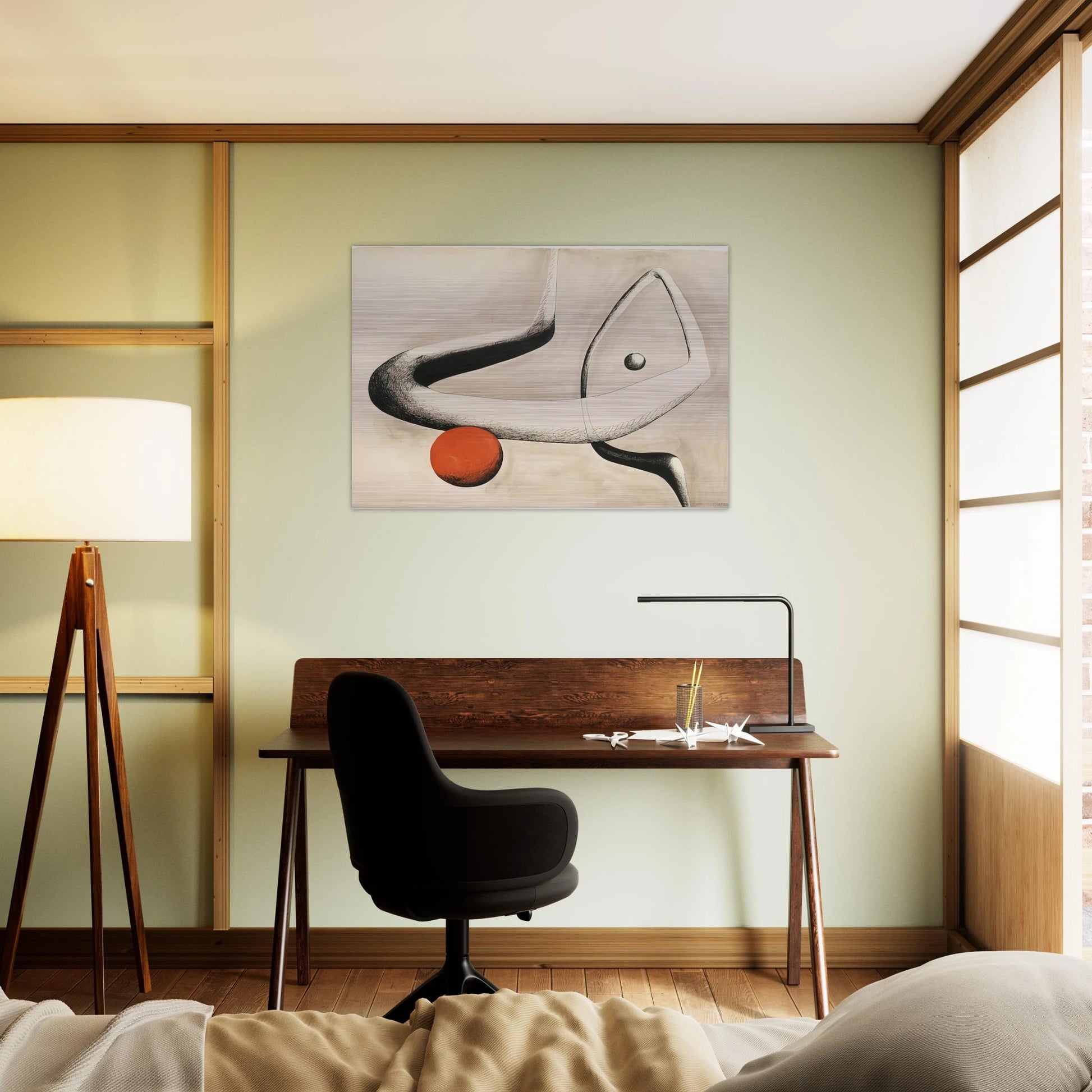 UNTITLED 1932 0 - Alexander Calder Brushed Aluminum Print - 70x100 cm / 28x40 inches | Alexander Calder Aluminum Print | Alexander Calder Prints