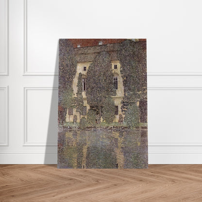 THE SCHLOSS KAMMER ON THE ATTERSEE III 1910 - Gustav Klimt Brushed Aluminum Print - 70x100 cm / 28x40 inches | Gustav Klimt Aluminum Print | Gustav Klimt Prints