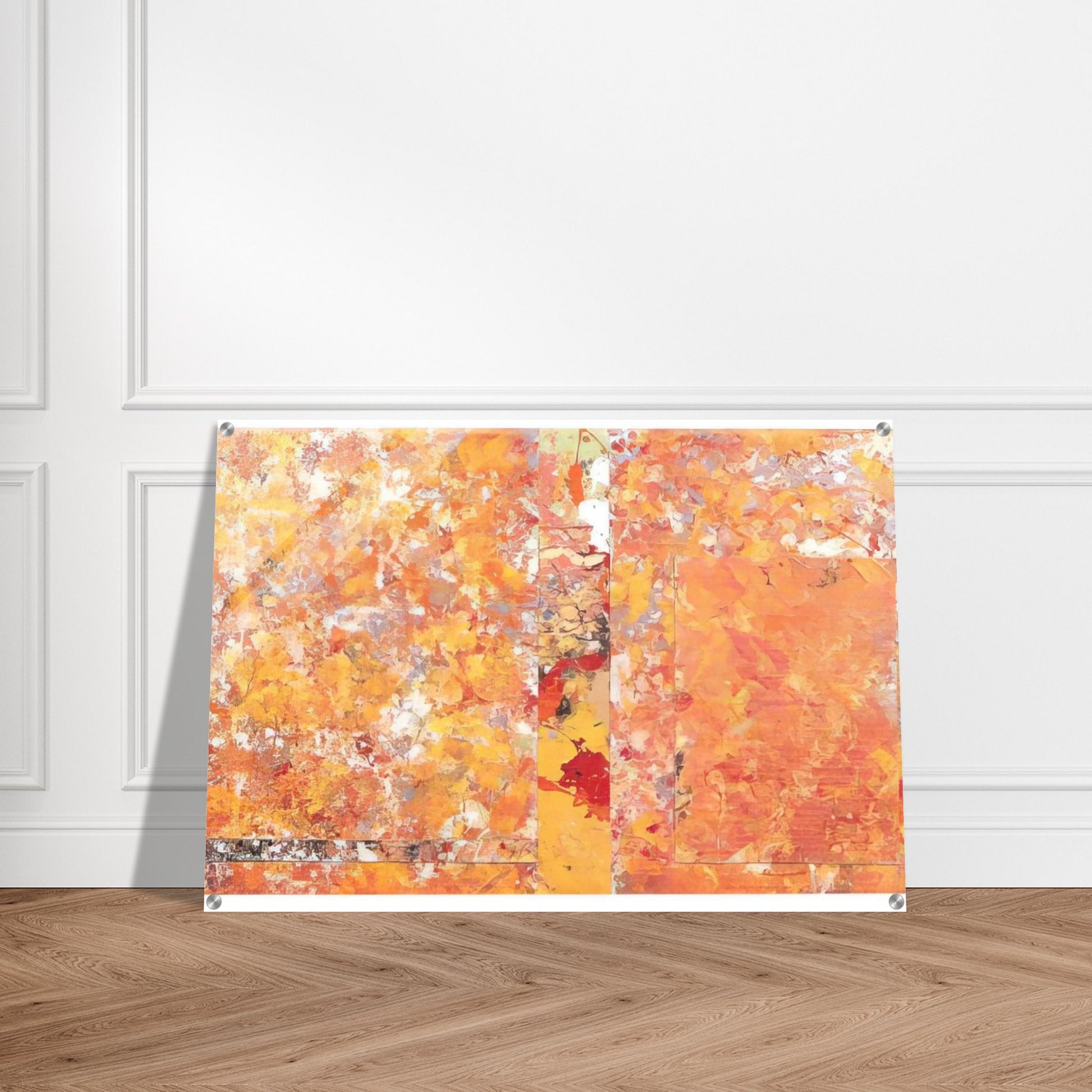 Toward a Red - Sam Gilliam Acrylic Print - 70x100 cm / 28x40″ inches | Sam Gilliam Wall Art | Sam Gilliam Prints