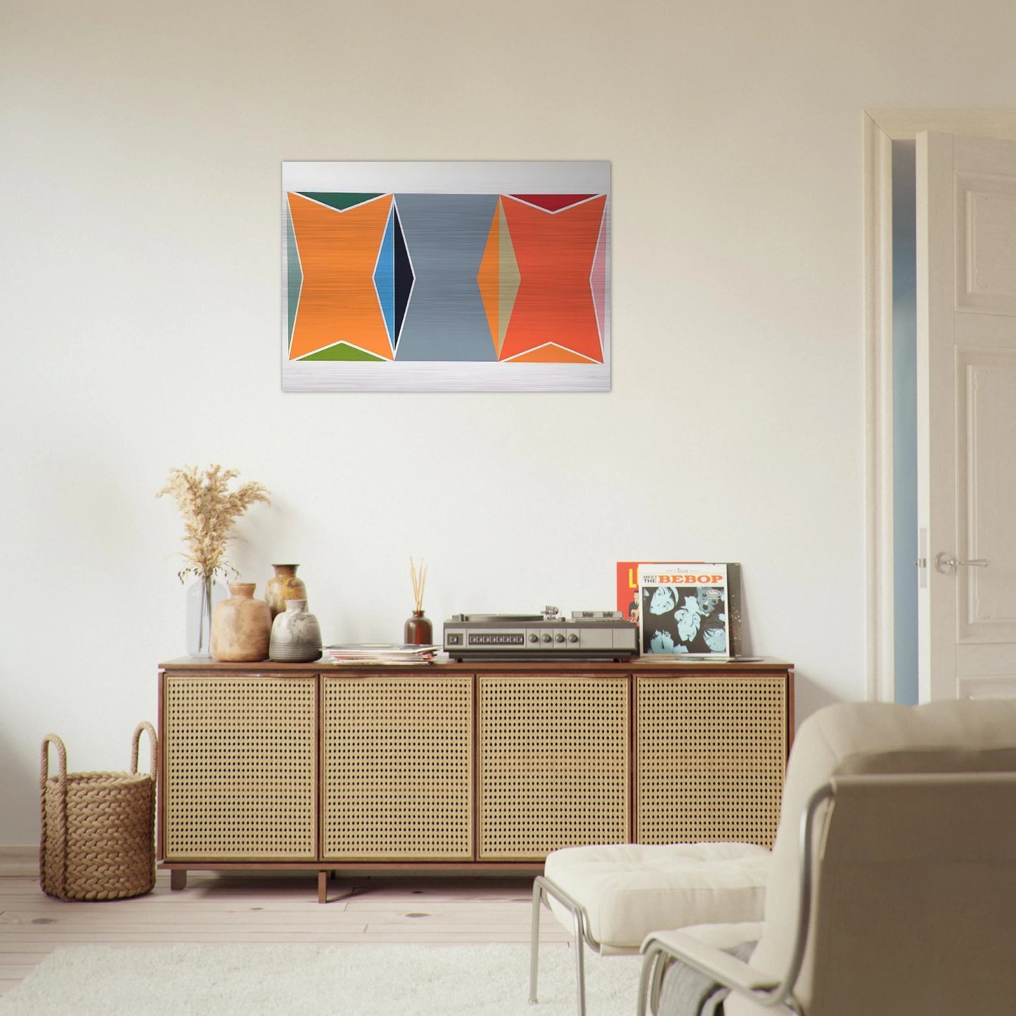 Untitled 1 - 1979 - Larry Zox Brushed Aluminum Print - 70x100 cm / 28x40 inches | Larry Zox Aluminum Print | Larry Zox Prints