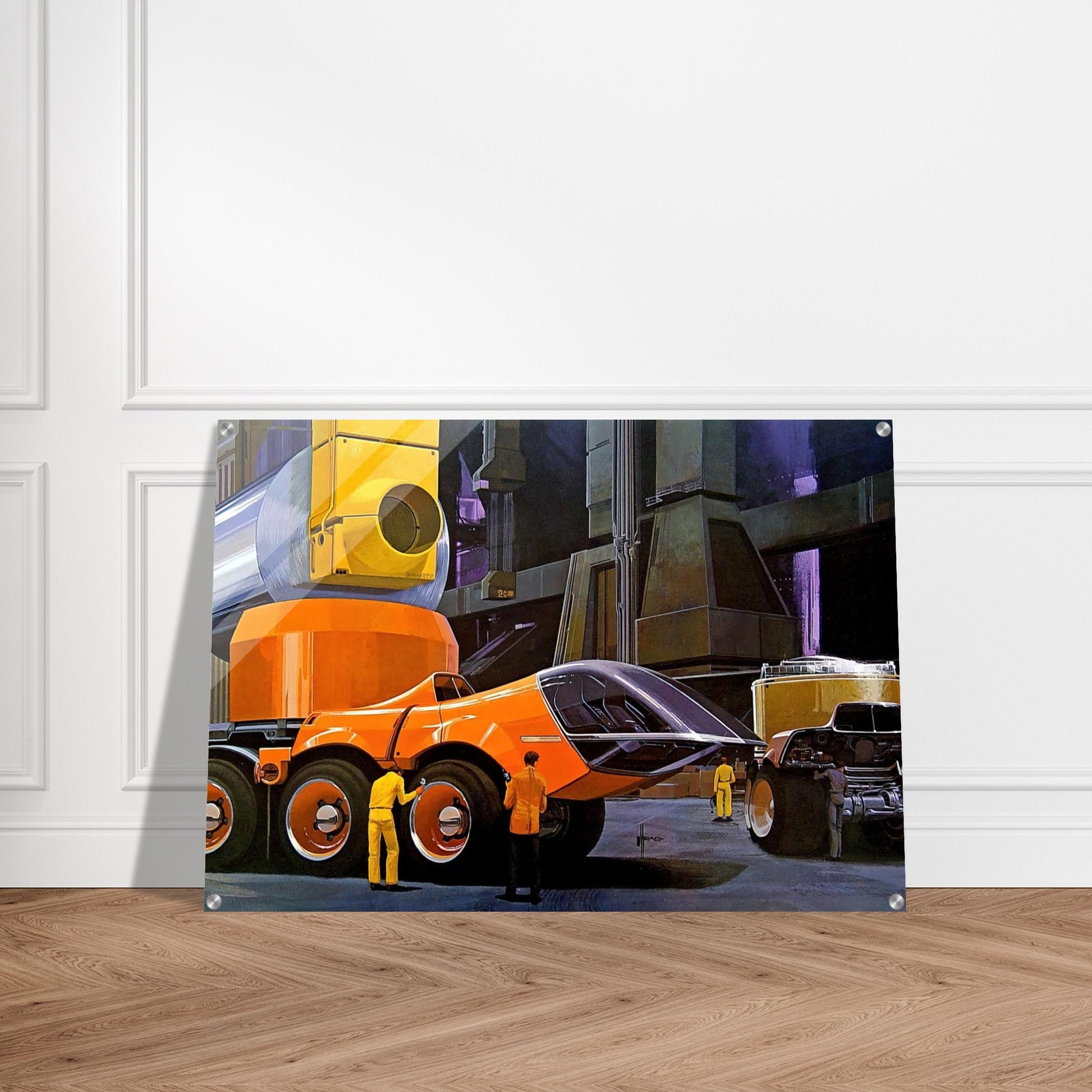 Syd Mead - Syd Mead Acrylic Print - 70x100 cm / 28x40″ inches | Syd Mead Wall Art | Syd Mead Prints