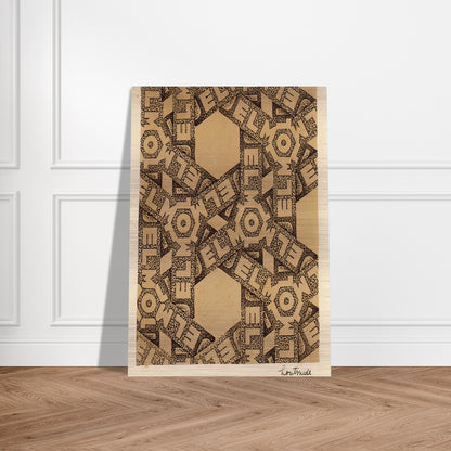 ESCHER (21) - MC Escher Brushed Aluminum Print - 70x100 cm / 28x40 inches | MC Escher Aluminum Print | MC Escher Prints
