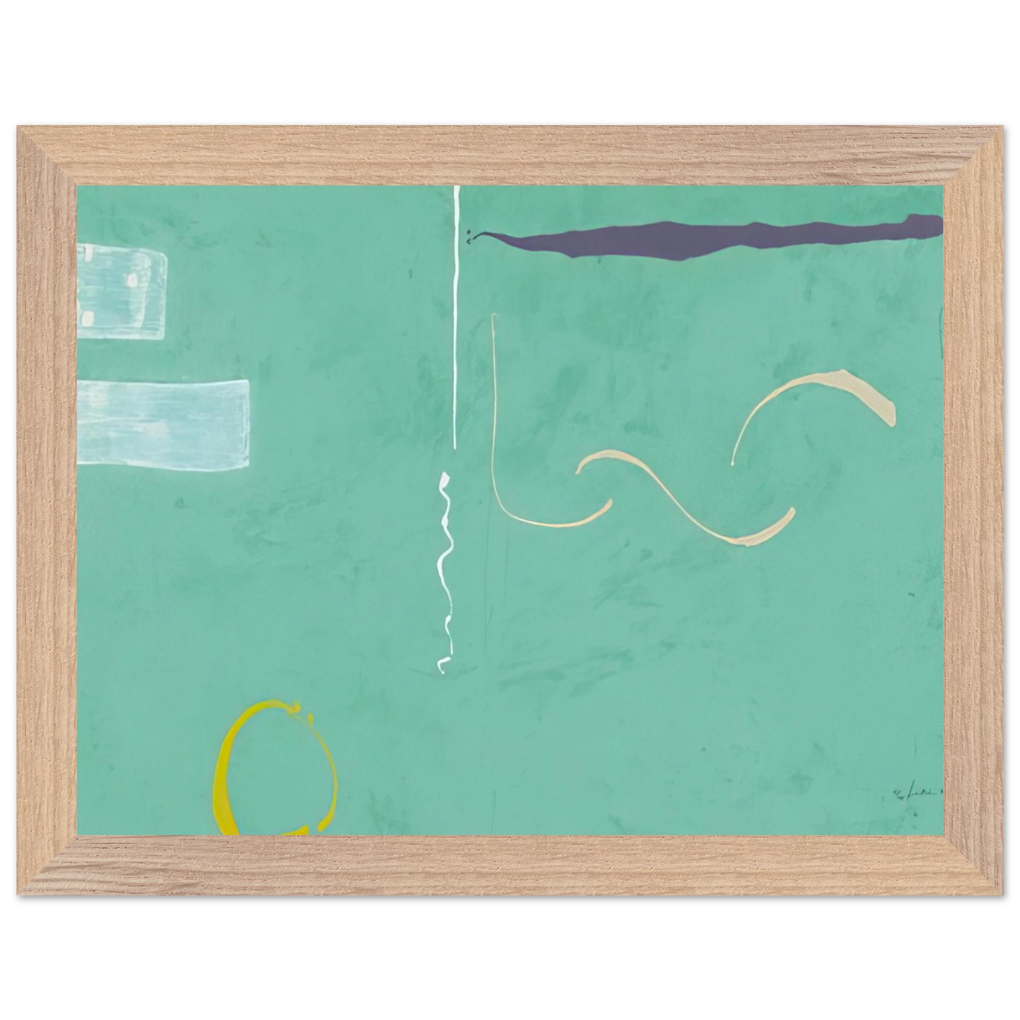 Helen Frankenthaler - Tahiti - 1989 Wall art - 40x50 cm / 16x20 inches - Fine Art Poster-canvas - -