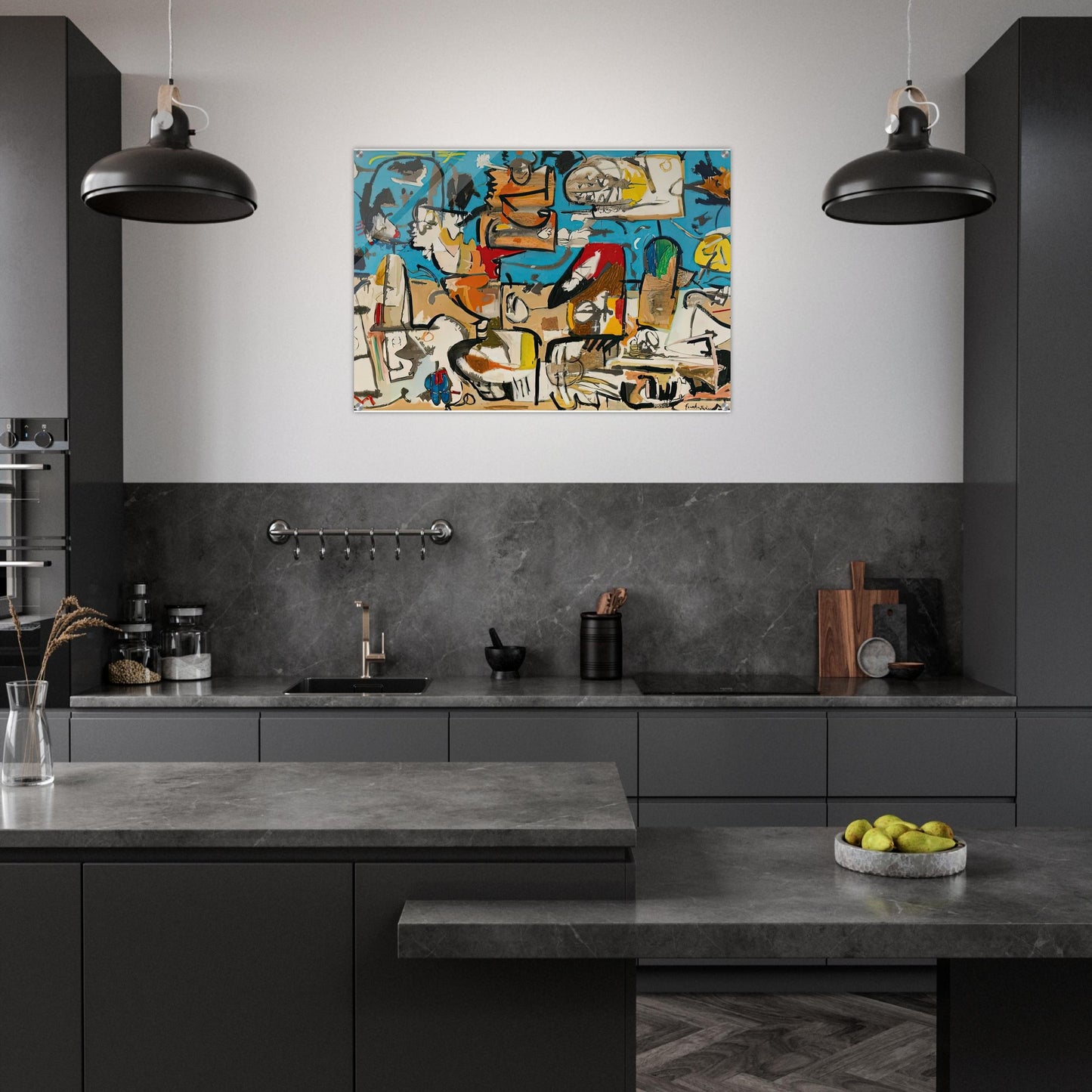 Untitled, 1951- - Helen Frankenthaler Acrylic Print - 70x100 cm / 28x40″ inches | Helen Frankenthaler Wall Art | Helen Frankenthaler Prints