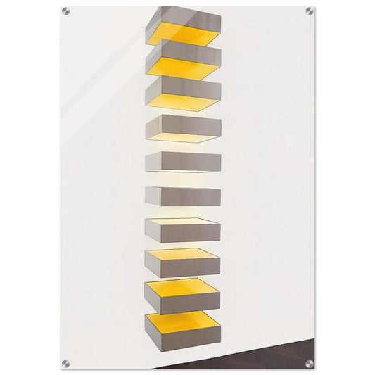 Untitled Bernstein 80-52 - 1980 - Donald Judd Acrylic Print - 70x100 cm / 28x40″ inches | Donald Judd Wall Art | Donald Judd Prints