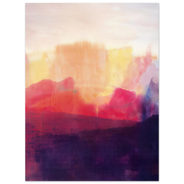 Ronnie Landfield - The Source - 1993  75x100 cm / 30x40inches Fine Art Poster