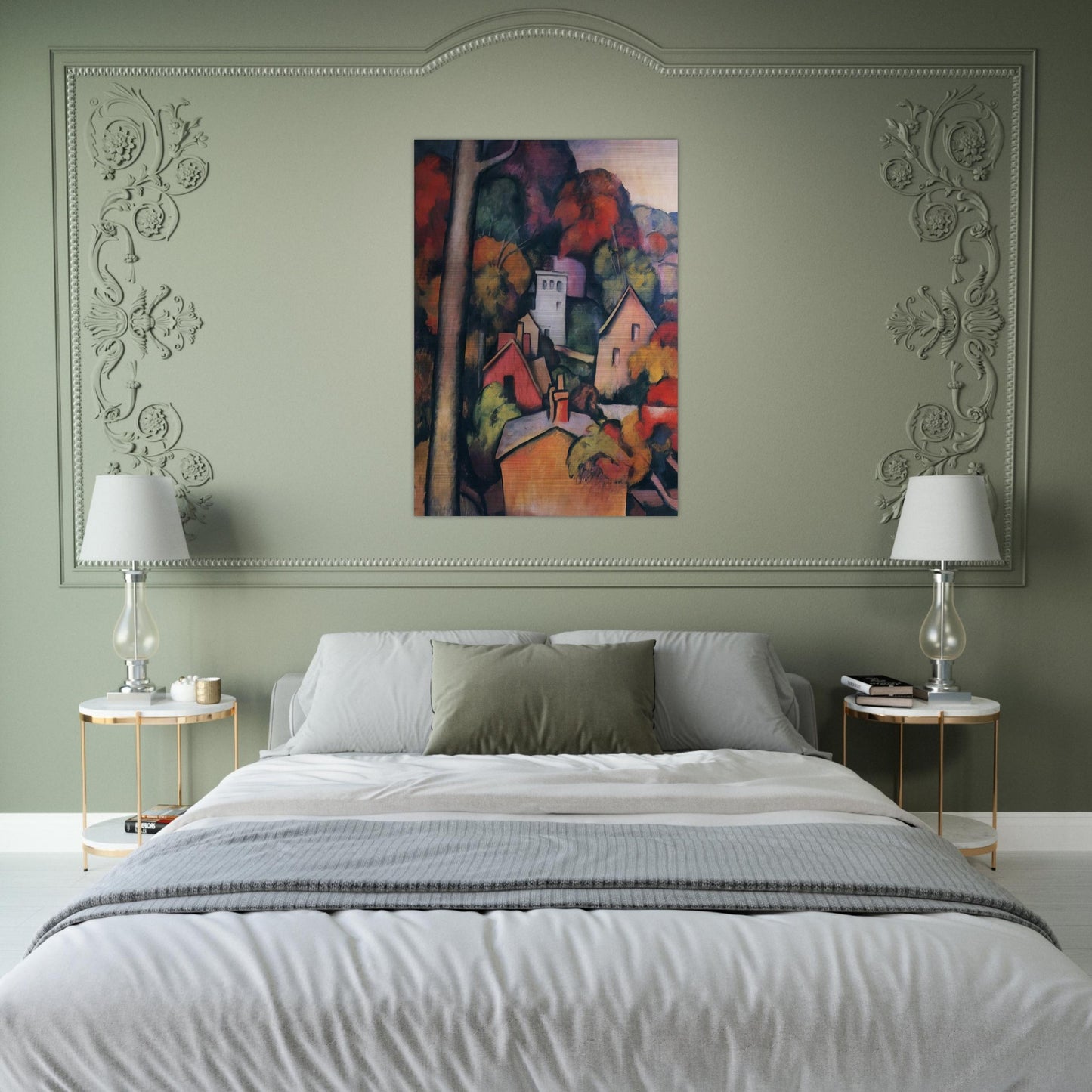 UPPER MANHATTAN - Thomas Hart Benton Brushed Aluminum Print - 70x100 cm / 28x40 inches | Thomas Hart Benton Aluminum Print | Thomas Hart Benton Prints