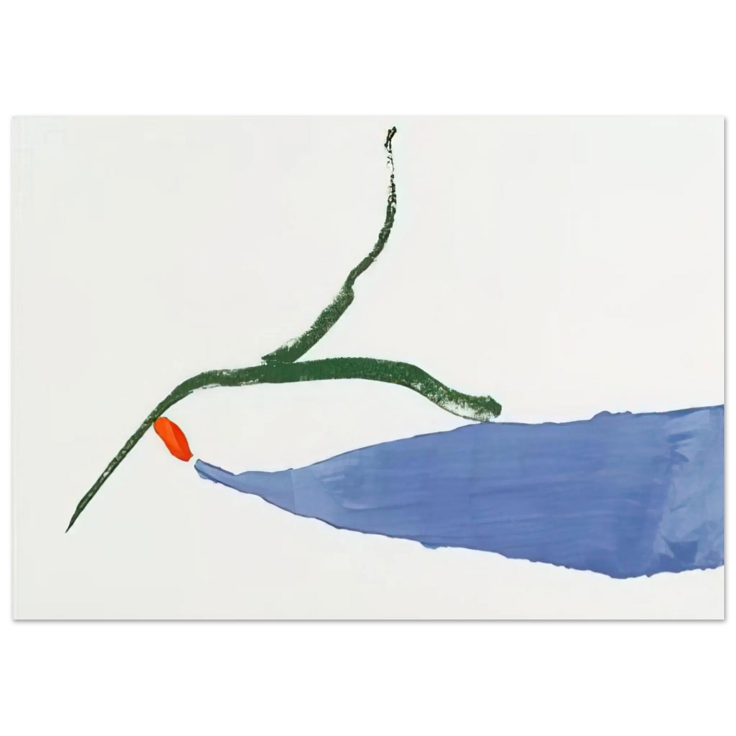 Helen Frankenthaler - A Little Zen - 1970 Wall art - 40x50 cm / 16x20 Inches - Premium Wooden Framed Poster With Fine Art Paper - Black frame