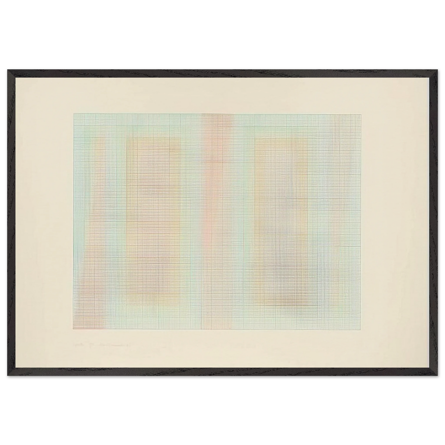 Eighths - 1967 - Mark Lancaster 70x100 cm / 28x40 inches Framed Art Print – Black Wooden Frame