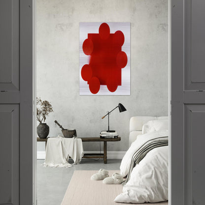 Amazonino #1 - 1989 - Lygia Pape Brushed Aluminum Print - 70x100 cm / 28x40 inches | Lygia Pape Aluminum Print | Lygia Pape Prints