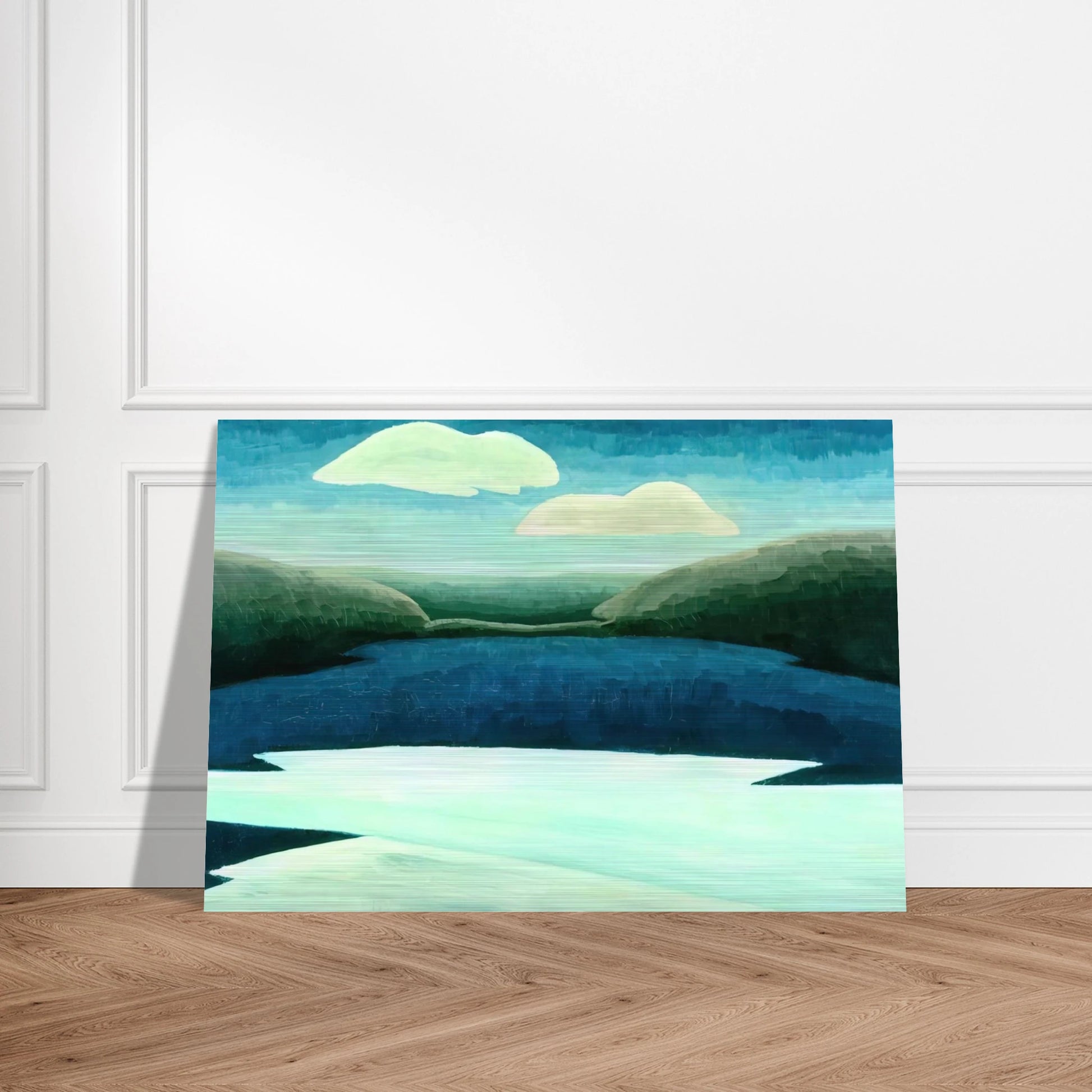 Ice and Clouds - 1931 - Arthur Dove Brushed Aluminum Print - 70x100 cm / 28x40 inches | Arthur Dove Aluminum Print | Arthur Dove Prints