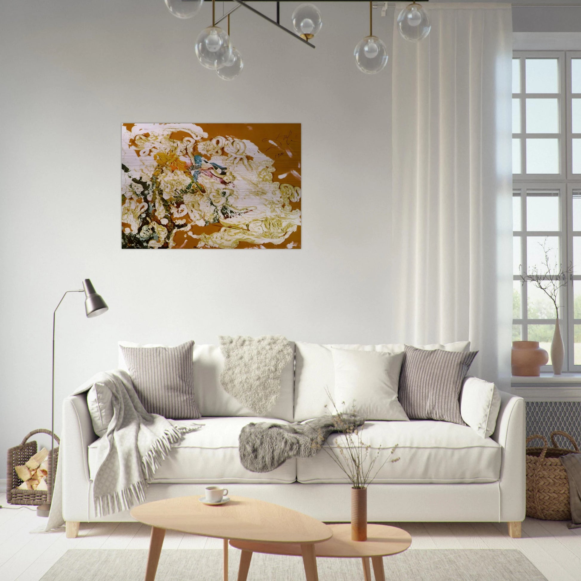 ARABS - Salvador Dali Brushed Aluminum Print - 70x100 cm / 28x40 inches | Salvador Dali Aluminum Print | Salvador Dali Prints