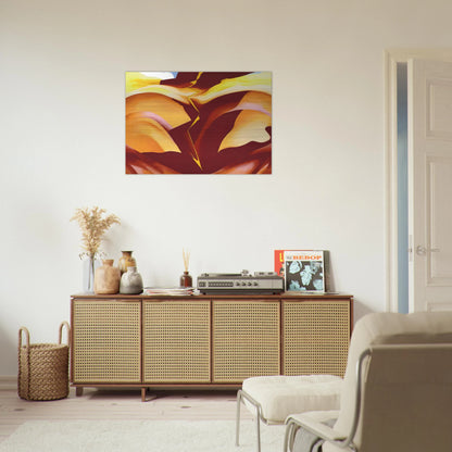 Black Place IV - Georgia O'Keeffe Brushed Aluminum Print - 70x100 cm / 28x40 inches | Georgia O'Keeffe Aluminum Print | Georgia O'Keeffe Prints