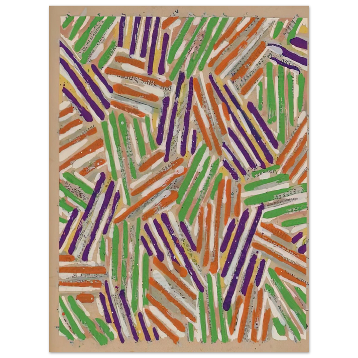 Jasper Johns - UNTITLED ULAE S13  75x100 cm / 30x40inches Fine Art Poster