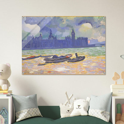 THE PALACE OF WESTMINSTER 1907 0 - Andre Derain Acrylic Print - 70x100 cm / 28x40″ inches | Andre Derain Wall Art | Andre Derain Prints