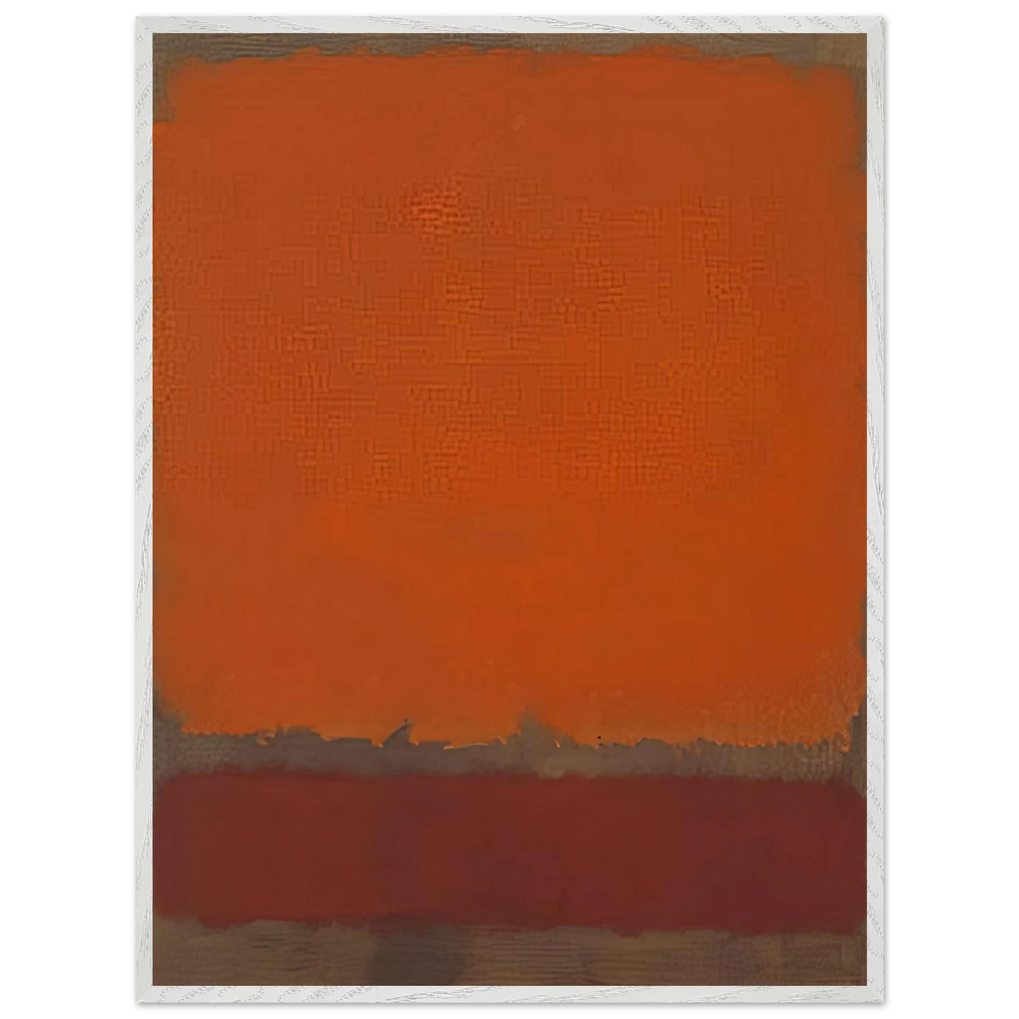 Mark Rothko - Ochre and Red on Red - 1962 Wall Art - 60x80 cm / 24x32 inches - Fine Art Poster-canvas - -