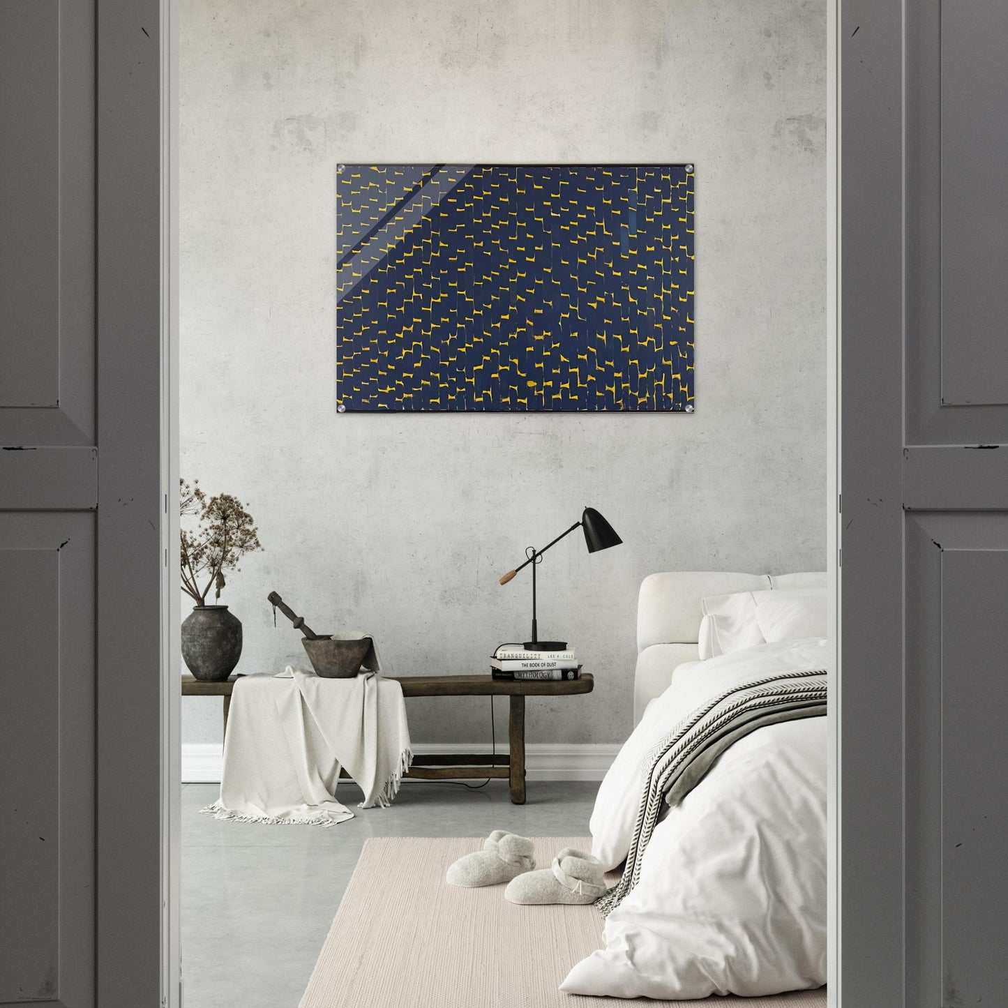 LATE NIGHT REFLECTIONS 1972 - Alma Woodsey Thomas Acrylic Print - 70x100 cm / 28x40″ inches | Alma Woodsey Thomas Wall Art | Alma Woodsey Thomas Prints