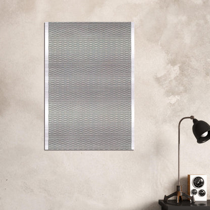 3 grillages superposés 0°, 15°, -15° - 1959 - Francois Morellet Brushed Aluminum Print - 70x100 cm / 28x40 inches | Francois Morellet Aluminum Print | Francois Morellet Prints