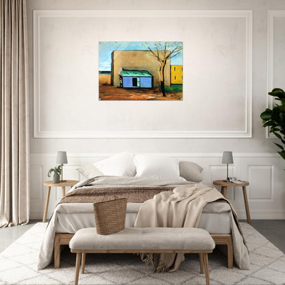 IL BERSAGLIO 1928 - Carlo Carra Acrylic Print - 70x100 cm / 28x40″ inches | Carlo Carra Wall Art | Carlo Carra Prints