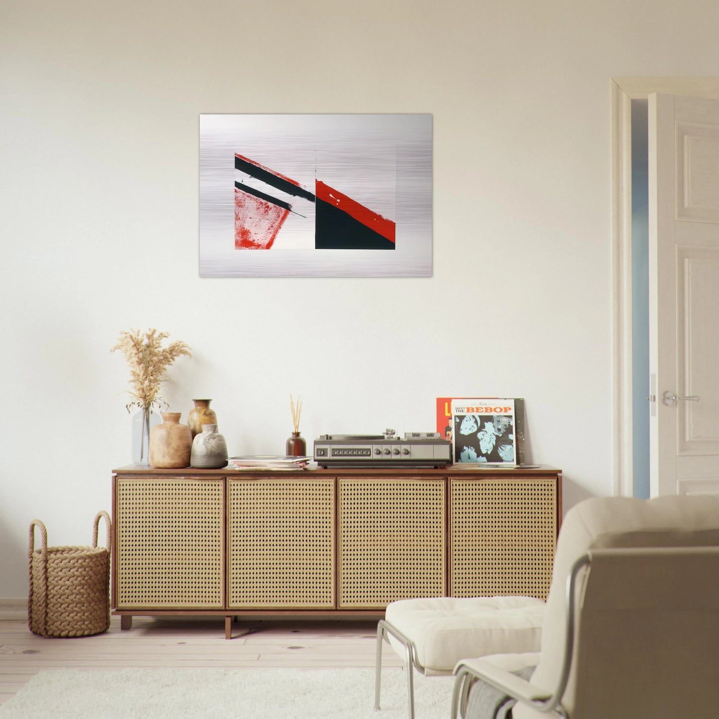 WHO KNOWS THE BEGINNING AND WHO KNOWS THE END I 1976 - BLINKY PALERMO Brushed Aluminum Print - 70x100 cm / 28x40 inches | BLINKY PALERMO Aluminum Print | BLINKY PALERMO Prints