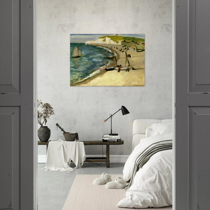AHT AMONT CLIFFS AT ETRETAT 1920 - Henri Matisse Brushed Aluminum Print - 70x100 cm / 28x40 inches | Henri Matisse Aluminum Print | Henri Matisse Prints