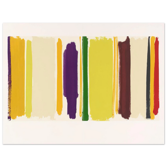 Patrick Heron - Untitled From The Shapes of Colour - 1978  75x100 cm / 30x40inches Fine Art Poster