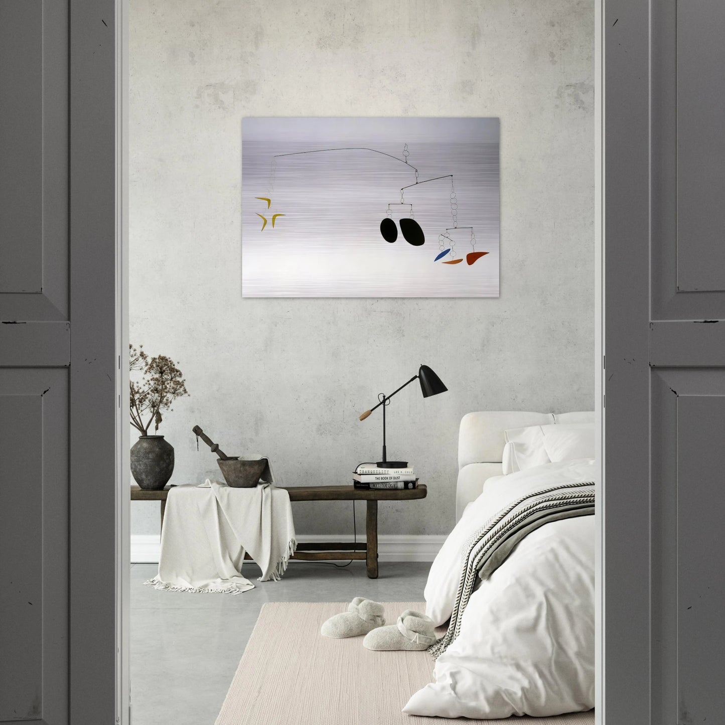 BOOMERANGS 1941 0 - Alexander Calder Brushed Aluminum Print - 70x100 cm / 28x40 inches | Alexander Calder Aluminum Print | Alexander Calder Prints